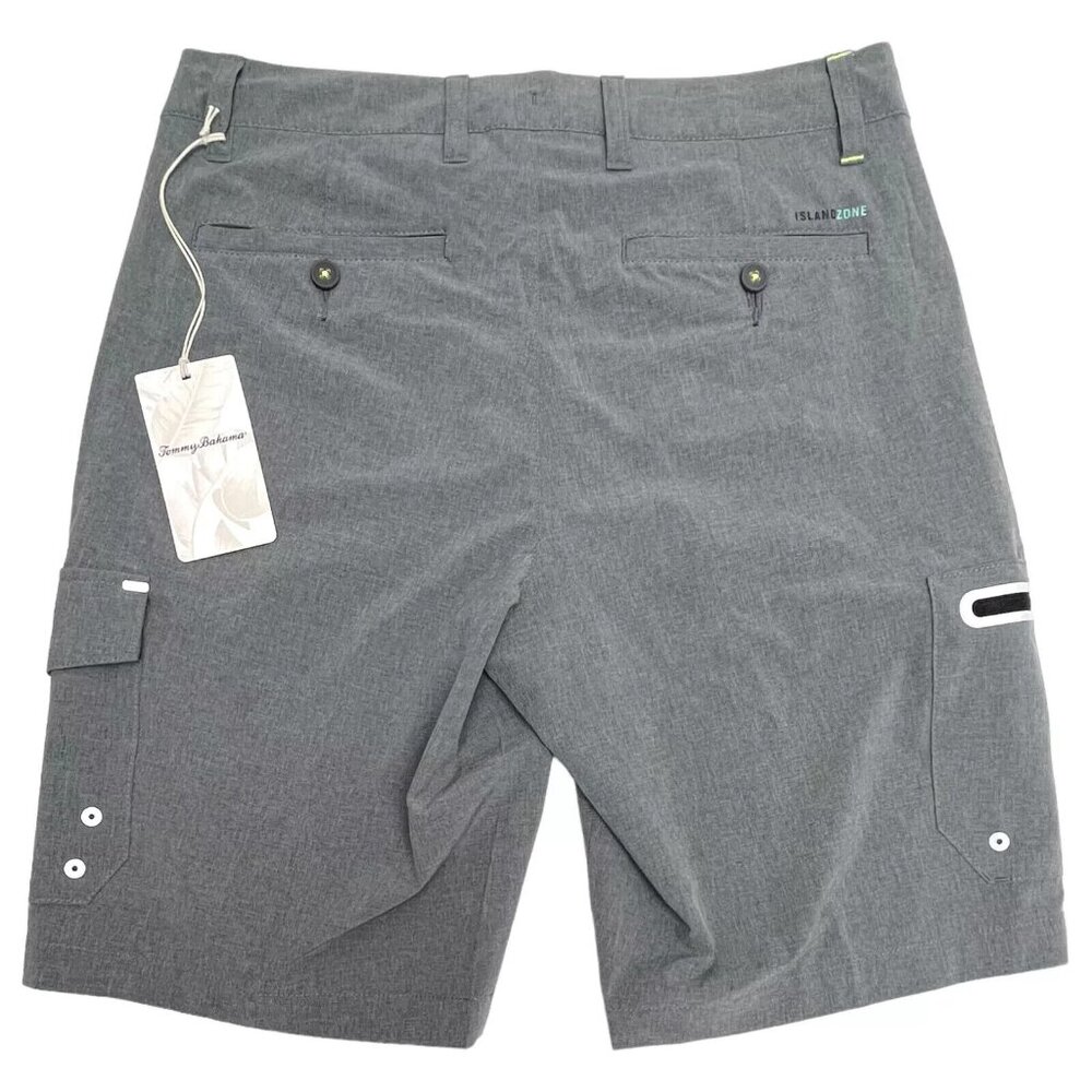 Tommy Bahama Men’s Size 30 Coal 10" Inseam Island Zone Cayman Isles Cargo Shorts - Picture 3 of 5